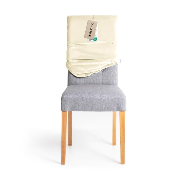 Krémszínű gumis szék huzat szett 4 db-os 48 cm Sento – Restilo-image-4
