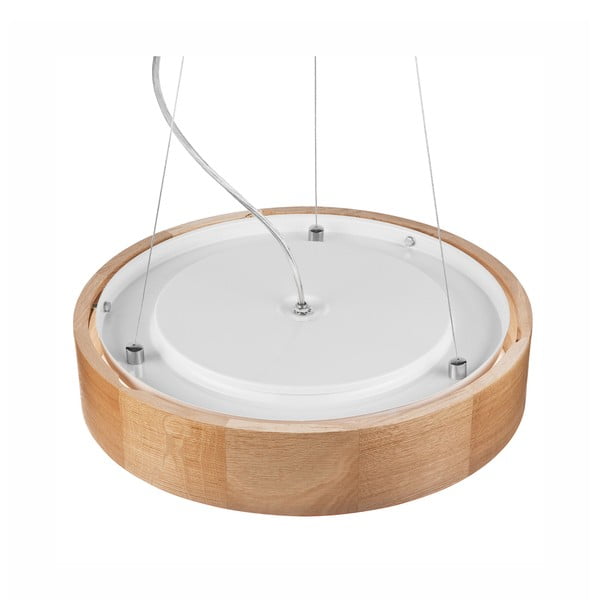 Barna függőlámpa üveg búrával ø 37 cm Eveline – LAMKUR-image-4