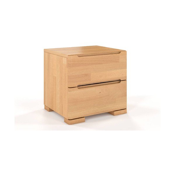 Sparta bükkfa éjjeliszekrény, 2 fiókkal - SKANDICA-image-2