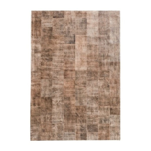 Ankara világosbarna szőnyeg valódi bőrből, 170 x 240 cm - Fuhrhome