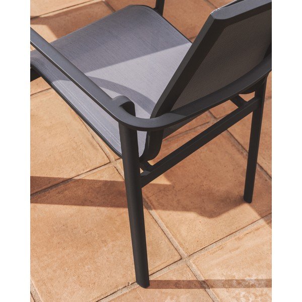 Szürke kerti szék Canea – Kave Home-image-2