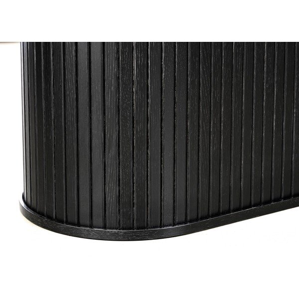 Bővíthető étkezőasztal hosszabbító asztallappal tölgyfa dekorral 95x180 cm Nola – Unique Furniture-image-4