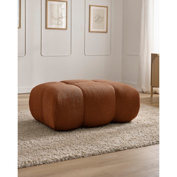 Téglavörös zsenília lábtartó Ivane – Bobochic Paris-image-1