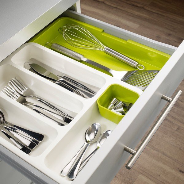 Drawer Store Cutlery zöld-fehér evőeszköztartó - Joseph Joseph-image-1