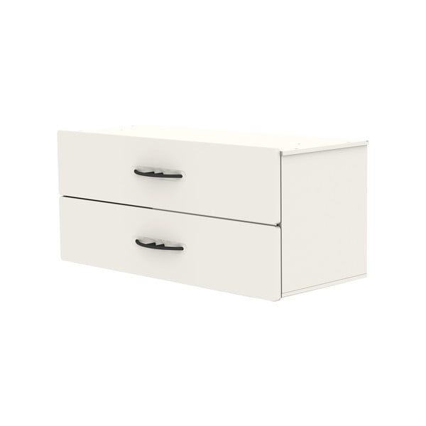 Fehér fiók modul 80x36 cm Dakota - Tenzo-image-3