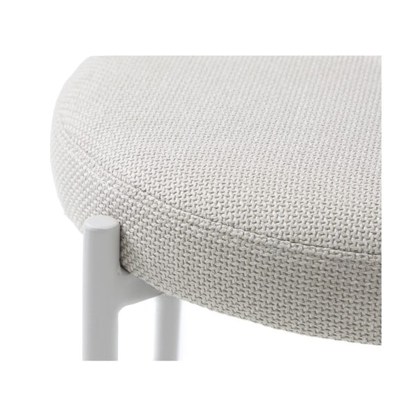 Krémszínű fém ülőke Pelican – Unique Furniture-image-1