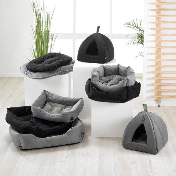 Fekete fekhely kutyáknak ø 60 cm – Love Story-image-2