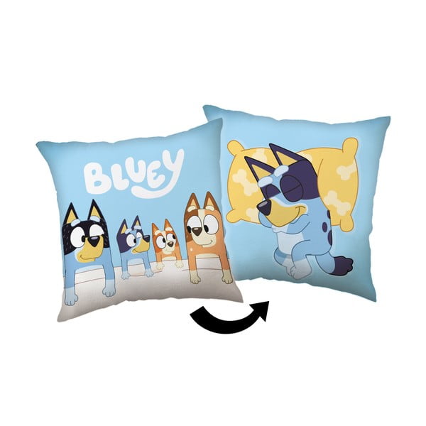 Gyerek párna 40x40 cm Bluey – Jerry Fabrics