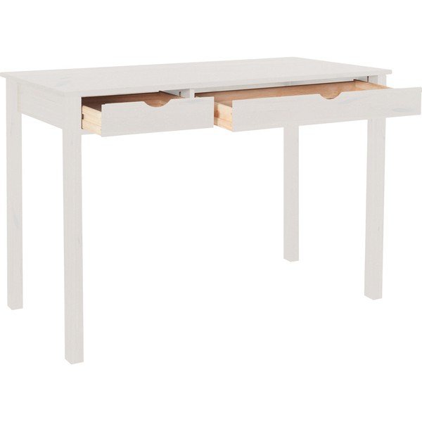 Gava fehér borovi fenyő íróasztal, hosszúság 100 cm - Støraa-image-1