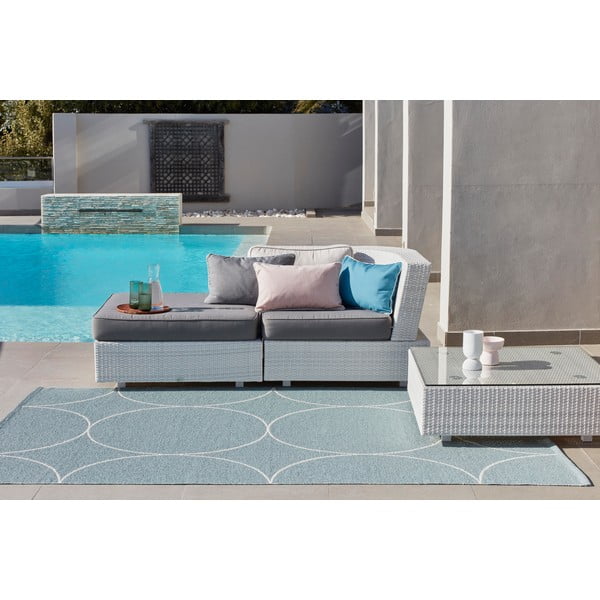 Világoskék kültéri-beltéri futószőnyeg 70x200 cm Boo Haze – Pappelina-image-1