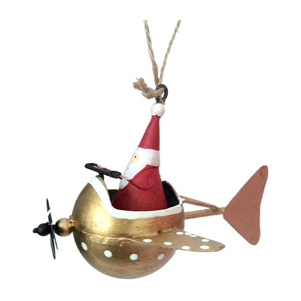 Santa in Fly karácsonyi függődísz - G-Bork