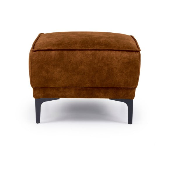 Konyakbarna bőrutánzat puff Copenhagen – Scandic