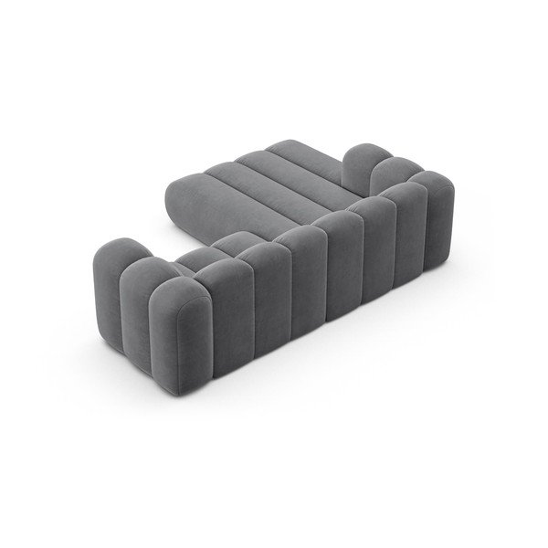 Világosszürke sarokkanapé (bal oldali) Lupine – Micadoni Home-image-3