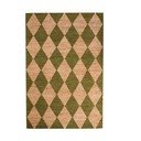 Zöld-natúr színű kézi szövésű jutakeverék szőnyeg 160x230 cm Effie Diamond – Flair Rugs