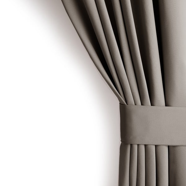 Szürkésbézs dimout (részleges sötétítő) függöny 140x175 cm Kierra – Restilo-image-4
