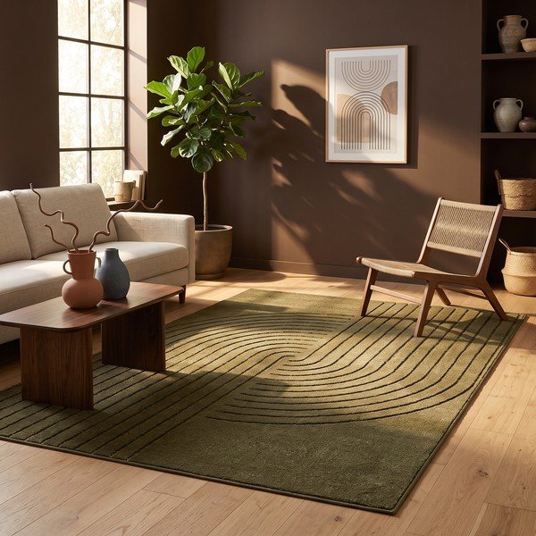 Zöld szőnyeg 200x290 cm Solace – ESTE-image-1