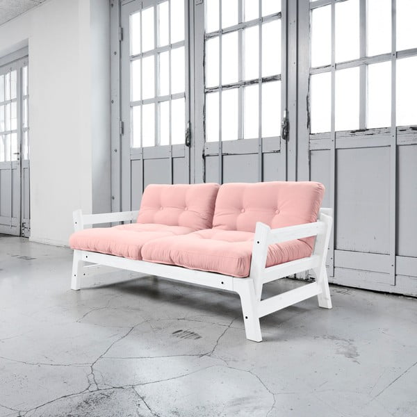 Step White/Pink Peonie átalakítható kanapé - Karup