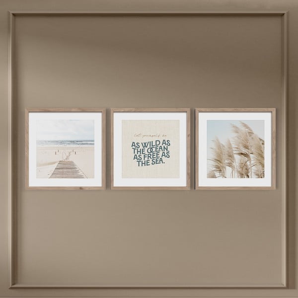 Kép szett 3 db-os 30x40 cm Seaside – Styler-image-3