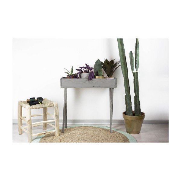 Planter Gris borovi fenyőfa virágállvány - Surdic-image-3