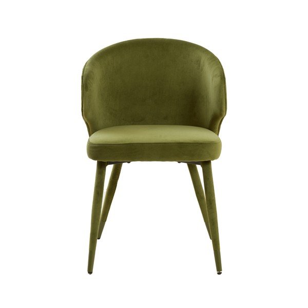 Zöld kárpitozott étkezőfotel szett 2 db-os Kosaka – Light & Living-image-3