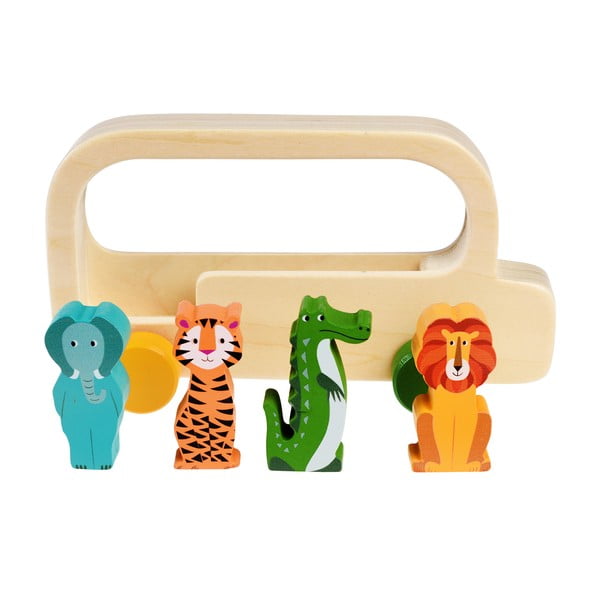 Fa játékbusz Colourful Creatures - Rex London-image-2