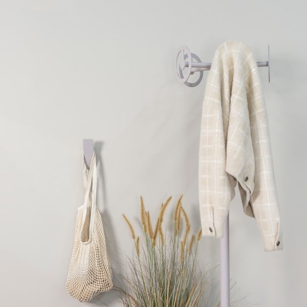 Szürkésbarna fali acél akasztó Angle – Spinder Design-image-1