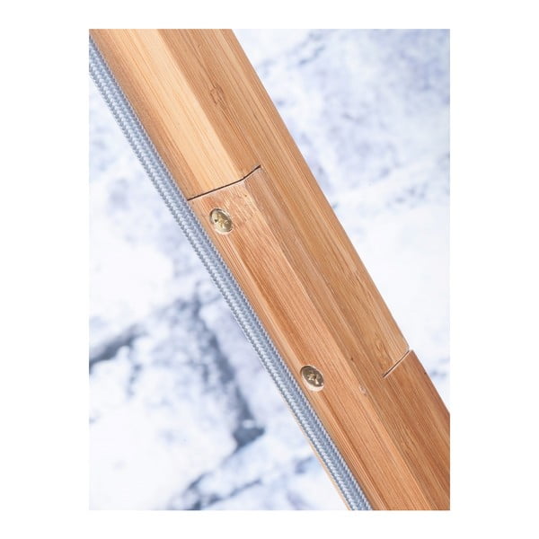 Himalaya állólámpa fehér búrával és bambusz lámpatesttel - Good&Mojo-image-4