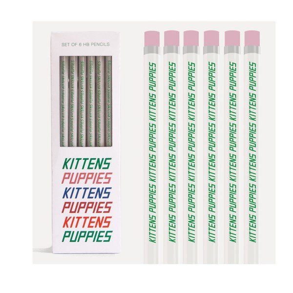 Kittens 6 részes színes ceruzakészlet - U Studio Design