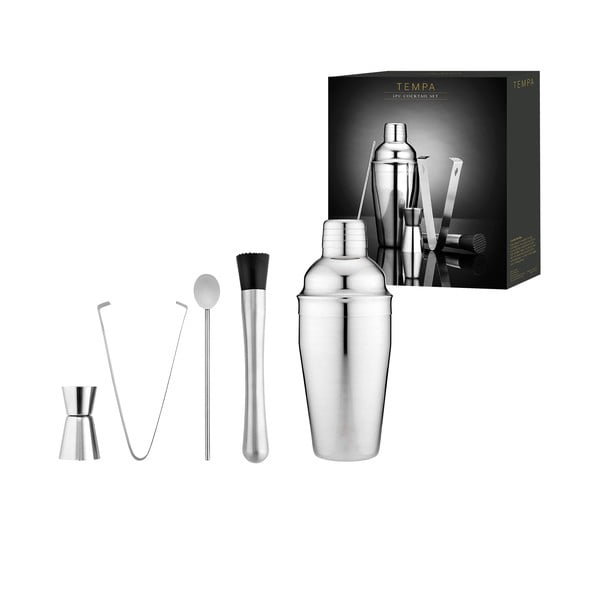 Rozsdamentes acél shaker tartozékokkal Aurora - Ladelle-image-2