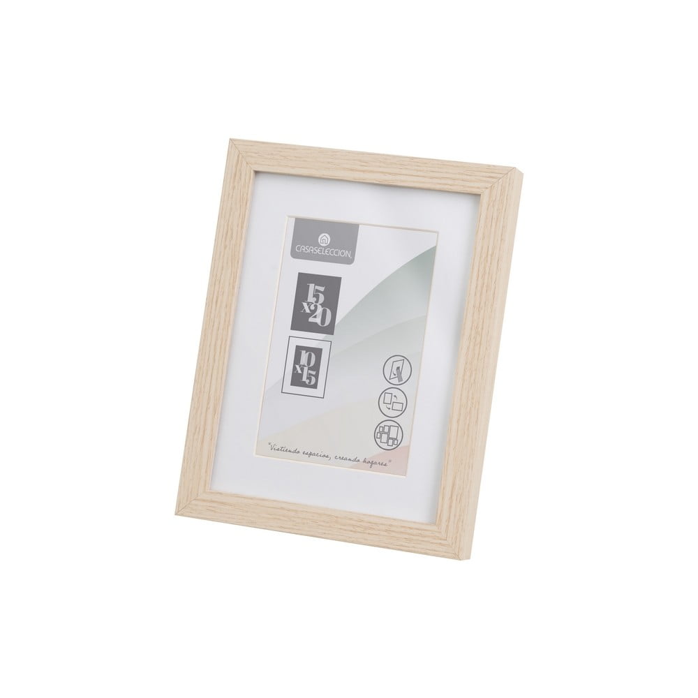 Natúr színű álló-fali képkeret 17,5x22,5 cm Sencillo – Casa Selección