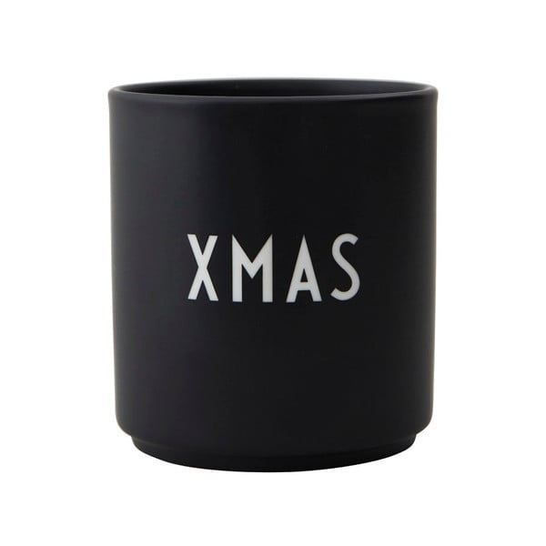 Favourite XMas fekete porcelánbögre - Design Letters
