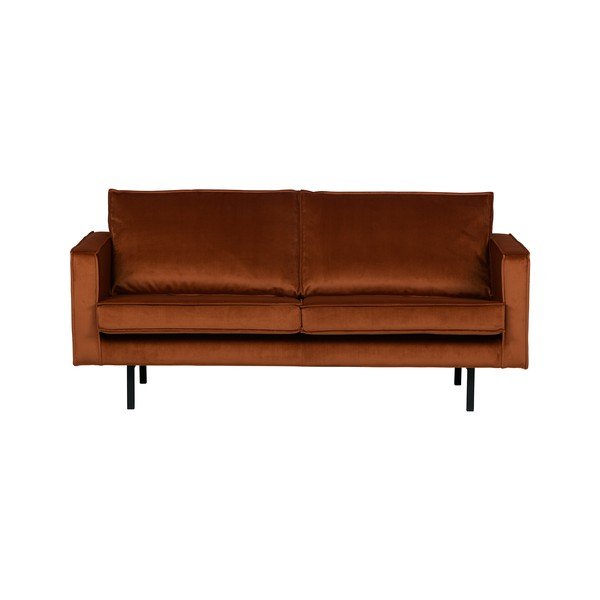 Rodeo narancssárga bársonykanapé, 190 cm - BePureHome-image-3