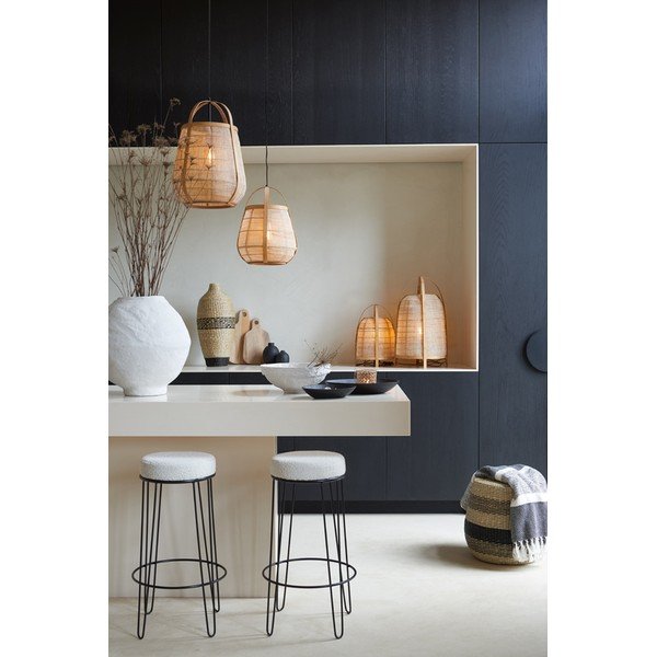 Natúr színű asztali lámpa (magasság 42 cm) Jacinto – Light & Living-image-1