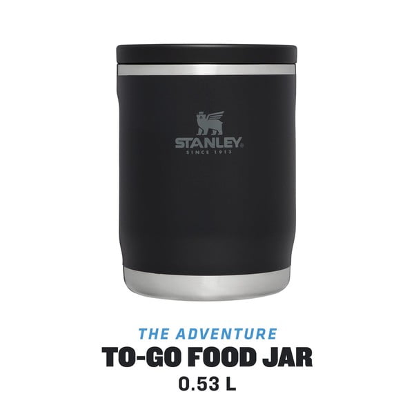 Fekete rozsdamentes acél ételtartó termosz 530 ml Adventure To-Go  Black – Stanley-image-4