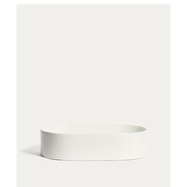 Fehér kerámia mosdókagyló 50x31 cm Ovara – Kave Home