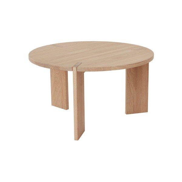 Natúr színű tölgyfa kerek dohányzóasztal ø 65 cm Oy – OYOY Living Design