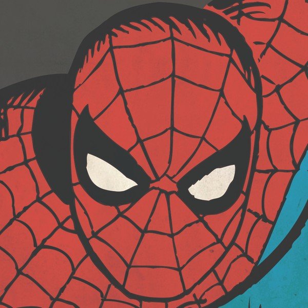 Marvel Comics Spider-Man Close-Up kép, 40 x 40 cm - Pyramid International