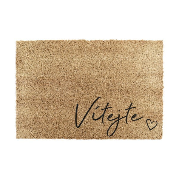 Kókuszrost lábtörlő 40x60 cm Vítejte – Artsy Doormats