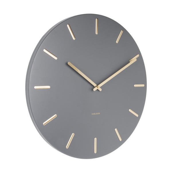 Charm szürke falióra - Karlsson-image-2