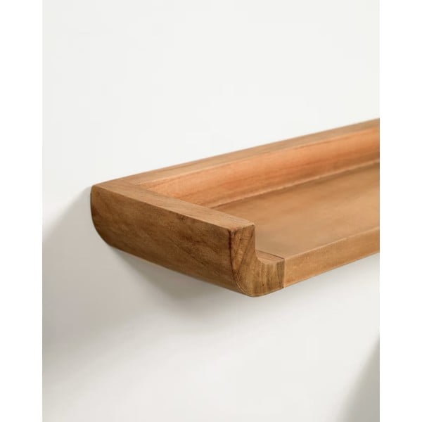 Shamel 2 db-os teakfa fali polc szett - Kave Home-image-3