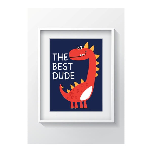 The Best Dude falikép, 24 x 29 cm - OYO Kids
