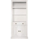 Fehér borovi fenyő könyvespolc 181x31 cm Mille – Støraa