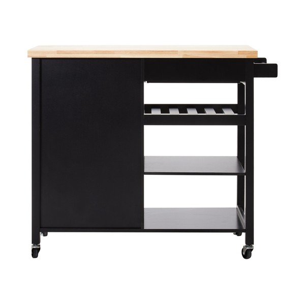 Kaucsukfa gurulós zsúrkocsi 48x105 cm Frankfurt – Premier Housewares-image-4