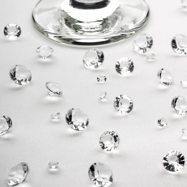 Party átlátszó dekorációs kristályok, 100 g - Neviti