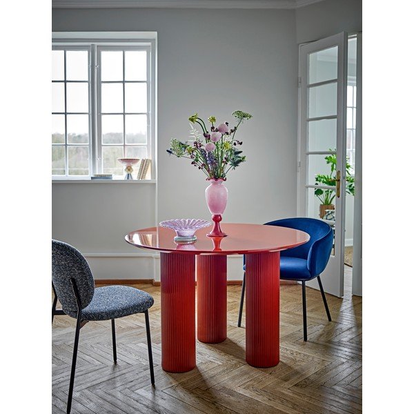 Fényes kerek étkezőasztal ø 110 cm Della – Bloomingville-image-1