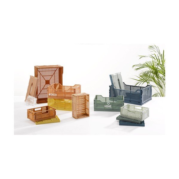 Világos rózsaszín műanyag tárolódoboz 21x14.5x8 cm – Homéa-image-4