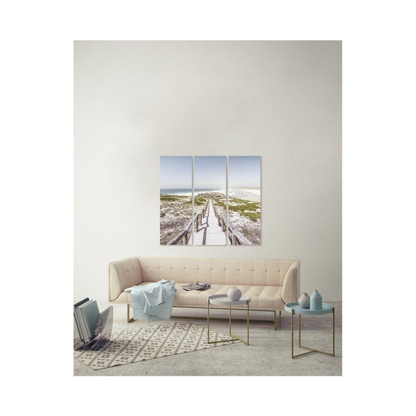 Canvas By The Sea többrészes fali kép, 27 x 75 cm - Styler-image-1