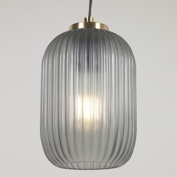 Aranyszínű mennyezeti lámpa üveg búrával ø 12 cm Hestia – Kave Home-image-1