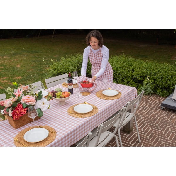 Pamut asztalterítő 150x150 cm Gingham – Tiseco Home Studio-image-3