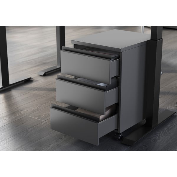 Antracitszürke szekrény 40x63 cm Bedano – Germania-image-4